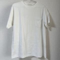 ホワイト リーフ柄 ポケットTシャツのサムネイル