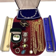 ⭐️遺品 生前整理 アクセサリー まとめ K18GP G.SILVER刻印②