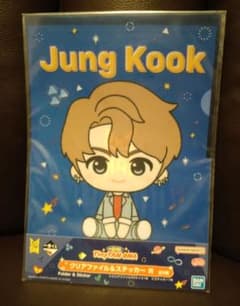 이치 반 쿠지 TinyTAN DNA 클리어 파일 & 스티커 상 정국