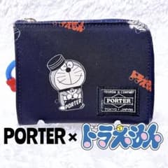 灯*様 【★限定コラボ】PORTER ポーター ドラえもん 財布 L字ファスナー ☆限定コラボ】PORTER ポーター ドラえもん 財布 L字ファスナー 美品