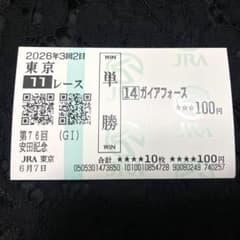 ガイアフォース　第76回安田記念　現地記念馬券のサムネイル