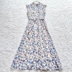 新品タグ付き✨ANAYI ペイズリー柄 ノースリーブ ロングワンピース