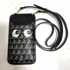 アニヤハインドマーチ iPhone スマホ ショルダー ケース ストラップ付