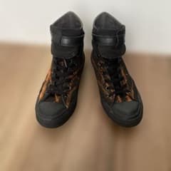 Converse All Star スニーカー ベルト付き　黒/茶のサムネイル
