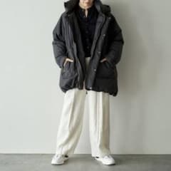 Firstdown × Aresense 별주 미들 다운 코트