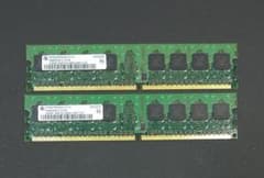 デスクトップ用メモリー DDR2-512MB×2個セットのサムネイル