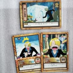 ONE PIECE カード サンジ 3枚セットのサムネイル