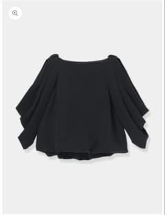 L'AUBE BLANC drape sleeve balloon tops