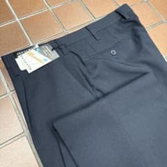 新品 本気で使える W100 ネイビー メンズパンツ GOLF スラックス 春夏のサムネイル
