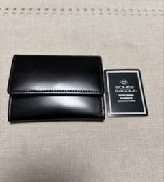 ◾️ SOMÈS SADDLE◾️ソメスサドル コードバン コインケース ブラック 