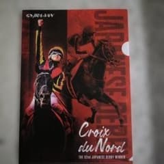 JRA-VAN　クロワデュノール　日本ダービー優勝馬 A4 クリアファイルのサムネイル