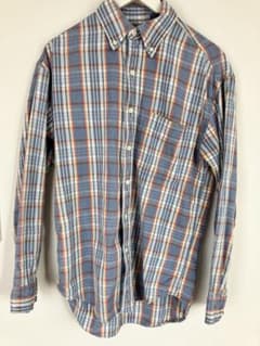 GAP ギャップ ネルシャツ チェック ボタンダウン コットン100%のサムネイル