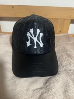 NEWVINTAGE CROSS EMBLEM LEATHER MESH CAPのサムネイル