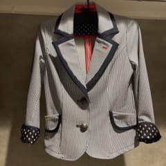 レジィーナロマンティコ シアサッカーストライプ ジャケット 36 - メルカリ