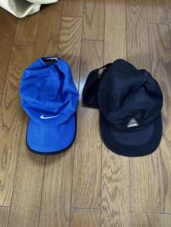 【2点セット】NIKE ナイロンキャップ & Polonium キャップのサムネイル