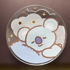 BT21 코알라 유리 플레이트 10cm
