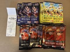 (レシートあり)ワンピースカードゲーム 未開封パックセット 統一箱なし4BOX分 レシートあり)ワンピースカードゲーム 未開封パックセット 統一箱なし