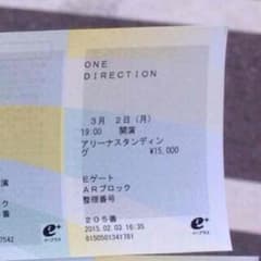 one directionチケットのサムネイル