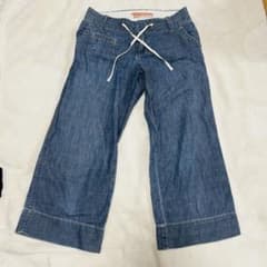 GAP JEANS デニム ワイドパンツ クロップドパンツ レディース サイズ0のサムネイル