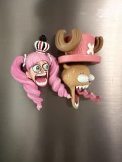 RofJ ワンピース チョッパー カラビナ マグネット グッズ ワンピース RofJ ペローナチョッパー2個セットマグネットびっくり顔