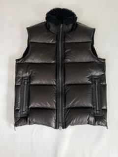 EMMETI デッドストック レザー ダウン ベスト ムートン サンプル品