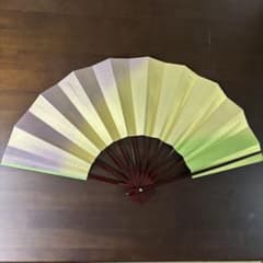 舞扇子 金地 グラデーション 日本舞踊 稽古用のサムネイル