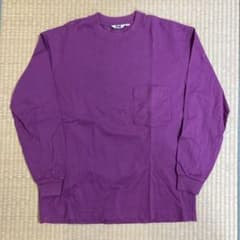 ユニクロU ロンT パープル　廃盤カラーのサムネイル