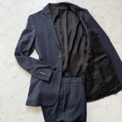 美品 セオリー スーツ 現行タグ セットアップ ストレッチ ダークグレー L セオリー セットアップ スーツ ストレッチ 伸縮性 防シワ チャコール