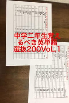 さおりんさん専用、中1、2英単語と英文法、長文攻略法のサムネイル