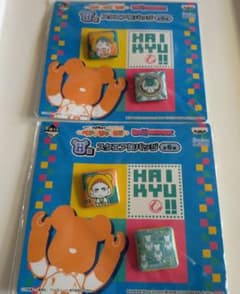 이치 반 쿠지 하이큐 !! 베어 브릭 ~ 베어 브릭 쿠지 !! ~ 캔 배지 오이카와 이와 이즈미