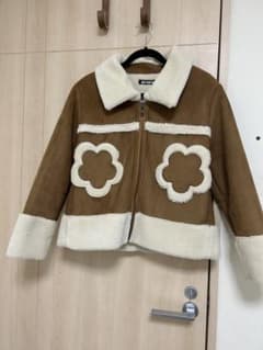 Mary quant ムートンコート ブラウン 茶色のサムネイル