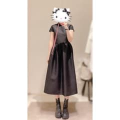 【YOKO CHAN】ブラックドレス 完売YOKO CHAN ヨーコチャン ポイントカラー ドレス ブラック