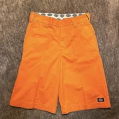 Dickies ディッキーズ ハーフパンツ 32 オレンジ M L XLのサムネイル