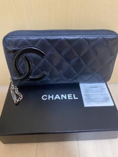 ティファニー様専用　CHANEL カンボンライン　ラウンドファスナーのサムネイル