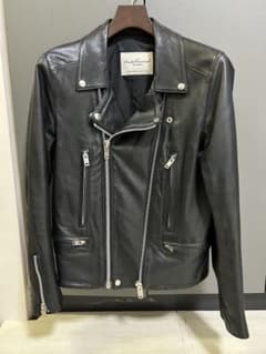 undercover アンダーカバー ライダース レザー ブラック 2 - メルカリ