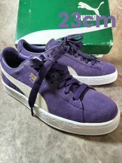 ま*ぁ様 PUMA プーマ スエード クラッシック プラス バイオレット 363のサムネイル