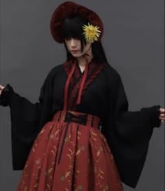 axes femme Chalmiere 和風ブラウス 黒 M - メルカリ