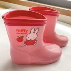 ミッフィー 子供用 長靴 レインブーツ ピンク キッズ 女の子　14cmのサムネイル