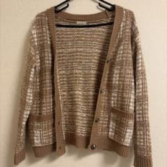 GU カーディガン ブラウン系 Sサイズのサムネイル