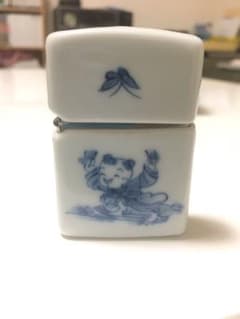 zippo  ジッポー　レア　九州平戸藩窯 三川内焼 十五代 嘉泉窯作 陶器のサムネイル