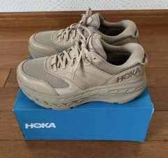 HOKA BONDI L ベージュ スニーカー 27cm