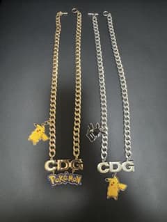 Pokemon X CDG コラボ ネックレス 伊勢丹限定 ④ CDG×ポケットモンスター 伊勢丹限定ネックレス シルバー ゴールド