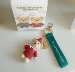 新品未使用⭐︎ キャセイパシフィック80周年キーチャーム CA ベアキーホルダーのサムネイル