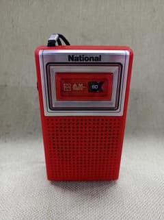 都《PXWVH》昭和レトロ ナショナル製 AM ポータブルラジオ - メルカリ