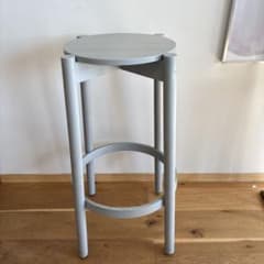 カリモク家具 KNS 円形グレー スツール P-240GAMC - メルカリ