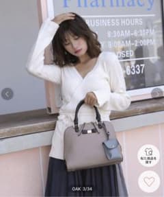 【新品・未使用】dazzlin ハンドバッグ　ショルダーバッグのサムネイル