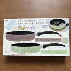 【匿名発送】すみっコぐらし　すみっコキャンプ　トリプルフライパン　ブラウン