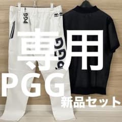 新品☆58,300円 PGG パーリーゲイツ ゴルフセットアップ 白×濃紺 6