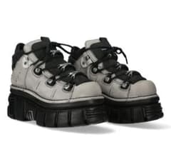 NEW ROCK ニューロック グレー ボリュームソールブーツ　 あおばくん着用 NEW ROCK ニューロック グレー ボリュームソールブーツ あおばくん着用