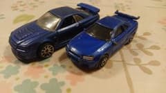 ミニカー 日産スカイライン GT-R (R34)のサムネイル